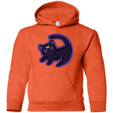 Sweatshirts Orange / YS Kitty Queen Youth Hoodie