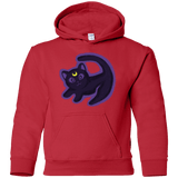 Sweatshirts Red / YS Kitty Queen Youth Hoodie