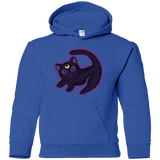 Sweatshirts Royal / YS Kitty Queen Youth Hoodie