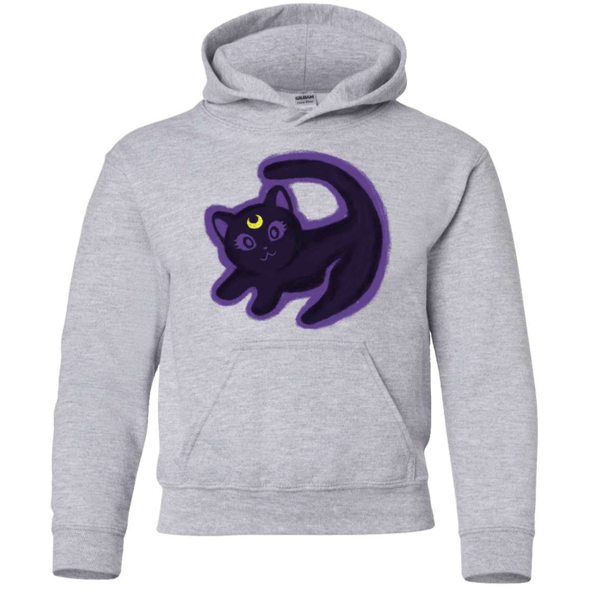 Sweatshirts Sport Grey / YS Kitty Queen Youth Hoodie