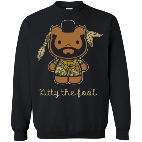 Sweatshirts Black / Small Kitty the Fool Crewneck Sweatshirt