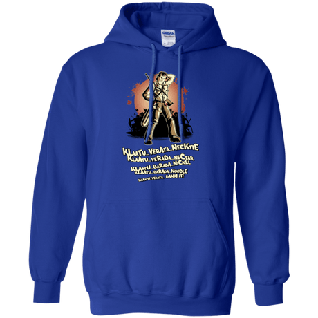 Sweatshirts Royal / Small Klaatu Barada Nikto Pullover Hoodie