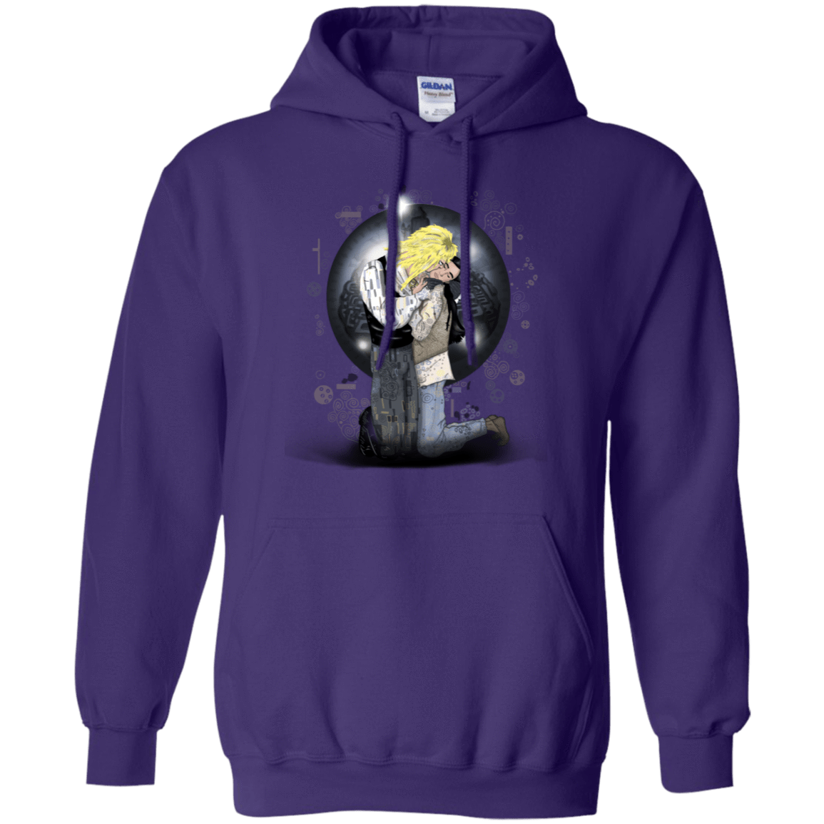 Sweatshirts Purple / S Klimt Jareth Pullover Hoodie