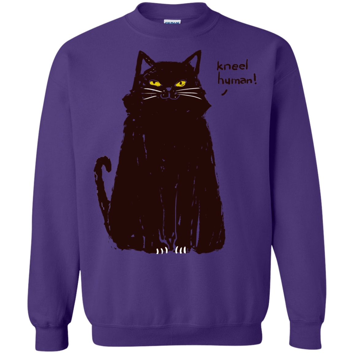 Sweatshirts Purple / S Kneel Human! Crewneck Sweatshirt
