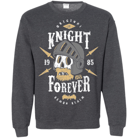 Sweatshirts Dark Heather / Small Knight Forever Crewneck Sweatshirt