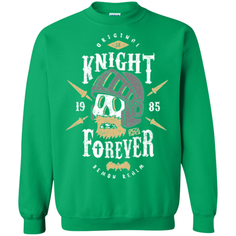Sweatshirts Irish Green / Small Knight Forever Crewneck Sweatshirt