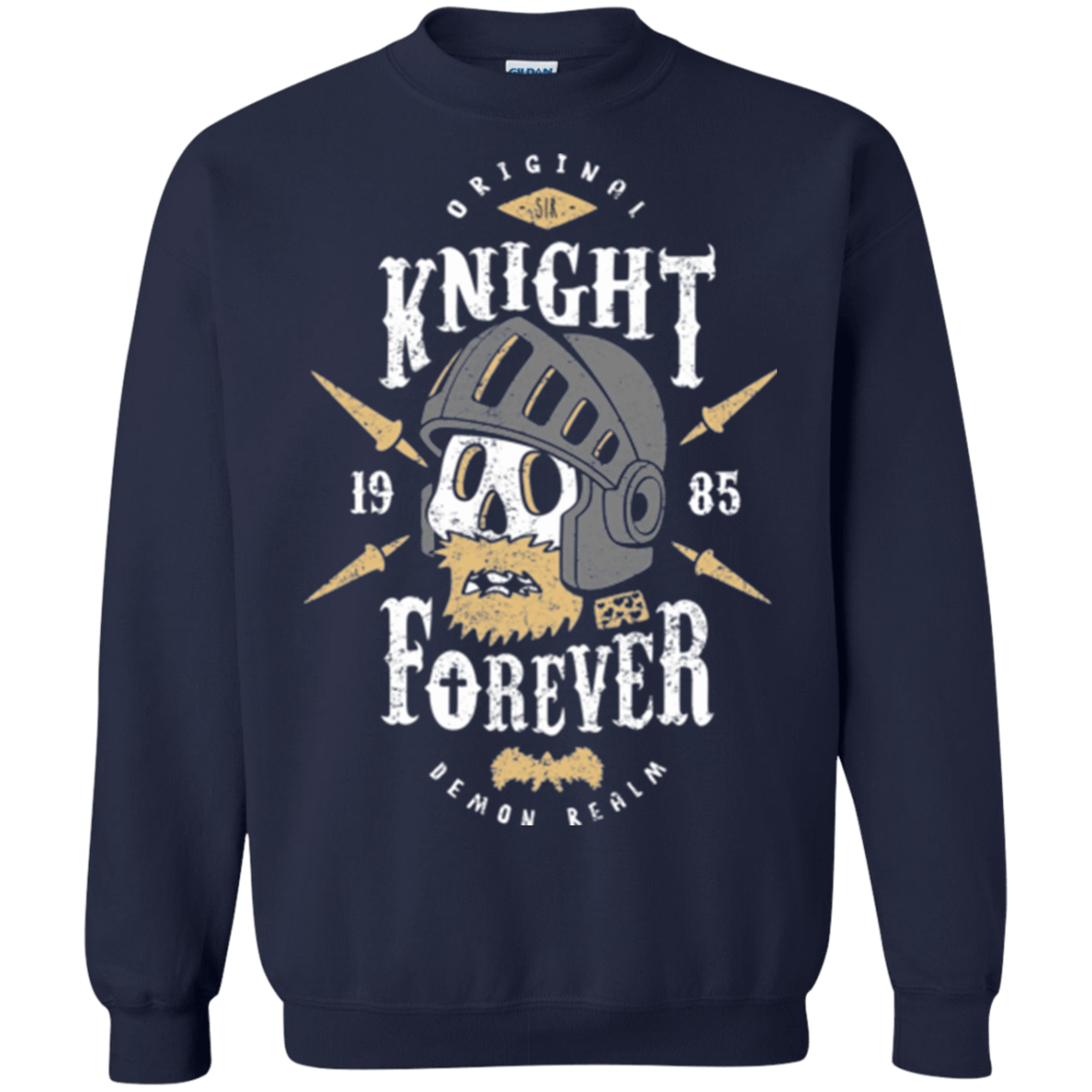 Sweatshirts Navy / Small Knight Forever Crewneck Sweatshirt