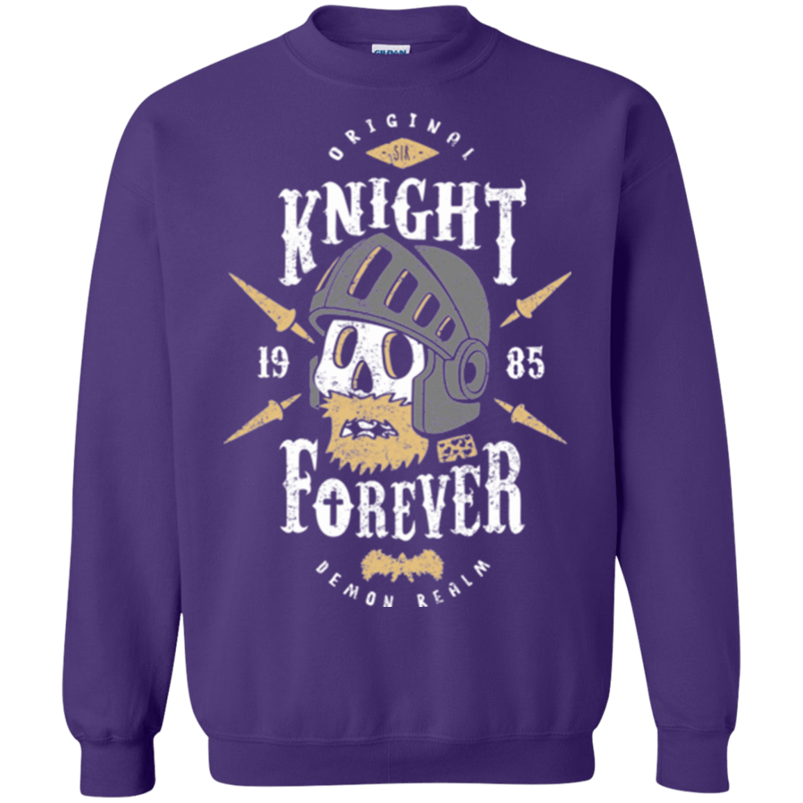 Sweatshirts Purple / Small Knight Forever Crewneck Sweatshirt