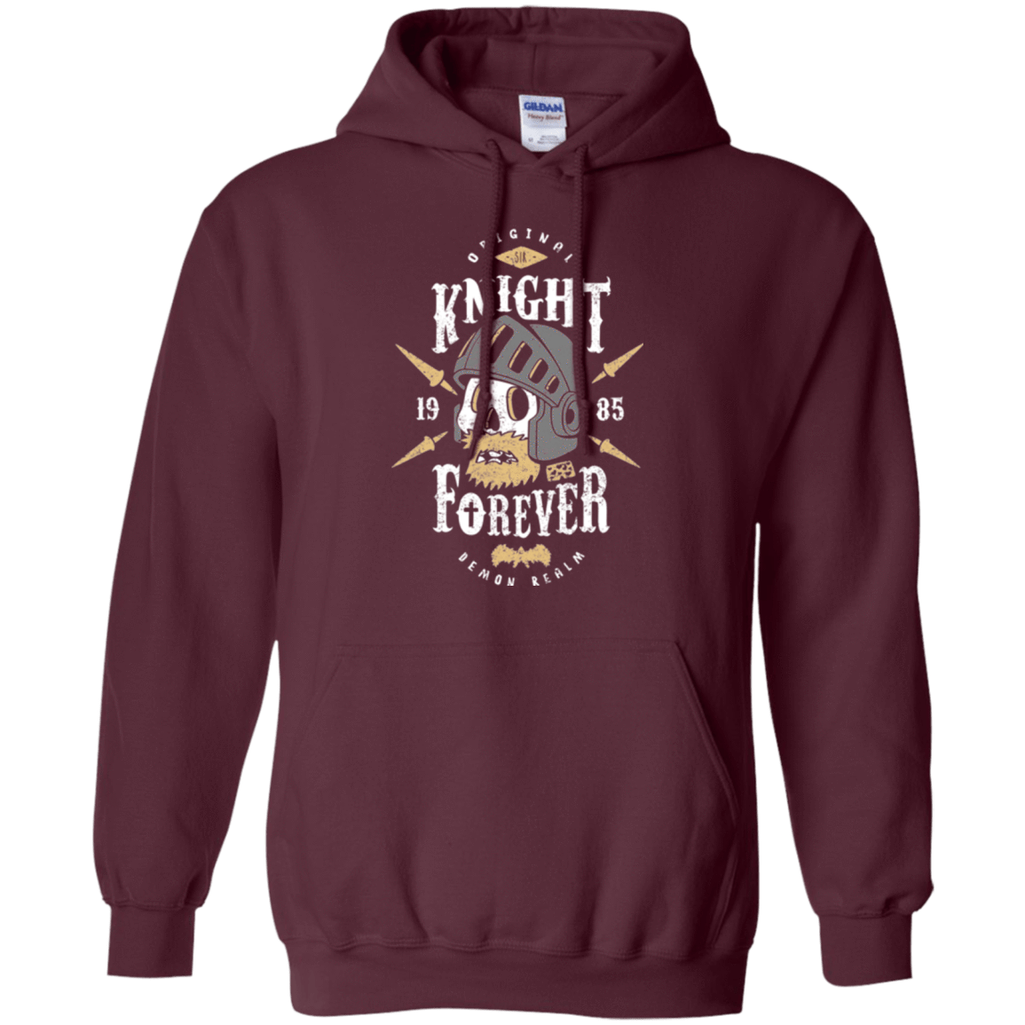 Sweatshirts Maroon / Small Knight Forever Pullover Hoodie