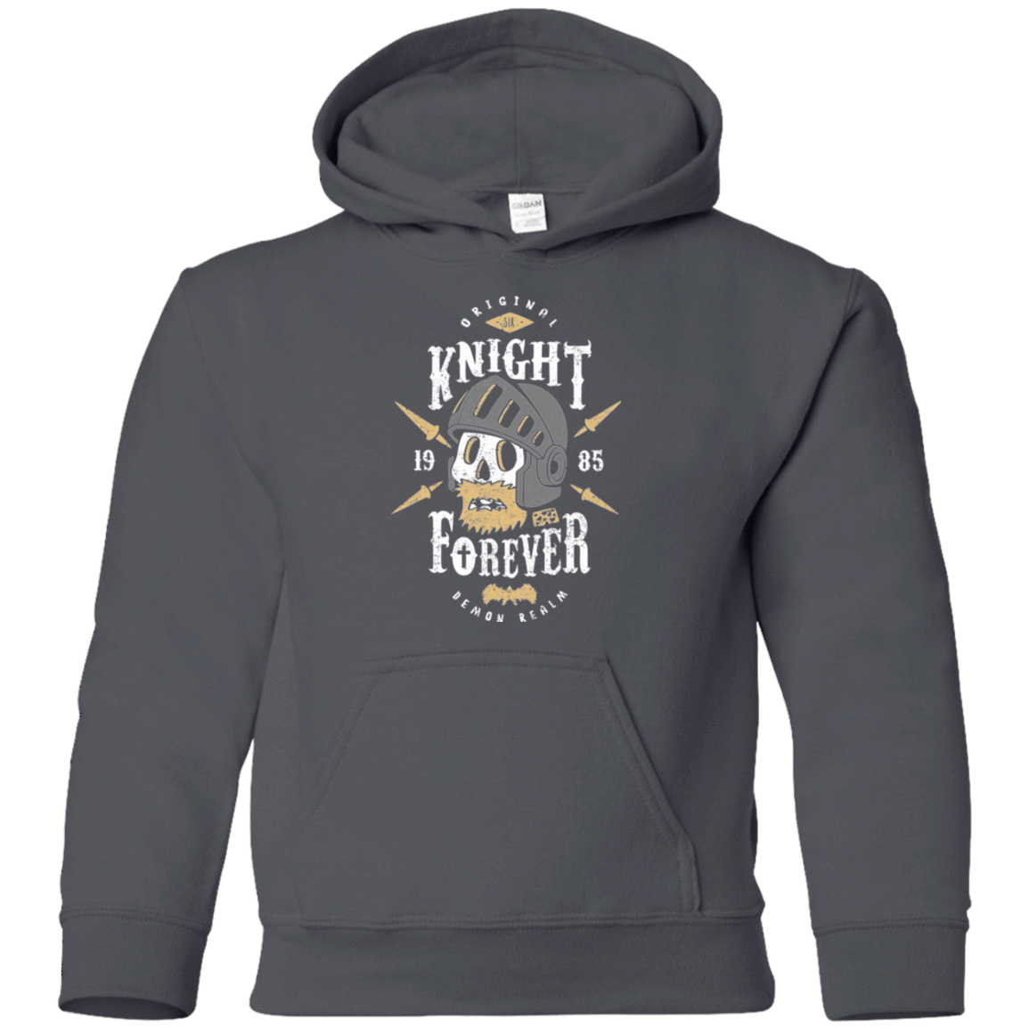 Sweatshirts Charcoal / YS Knight Forever Youth Hoodie