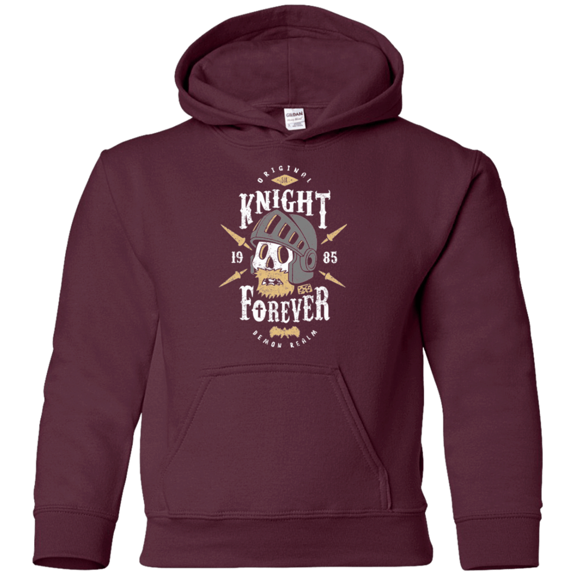 Sweatshirts Maroon / YS Knight Forever Youth Hoodie