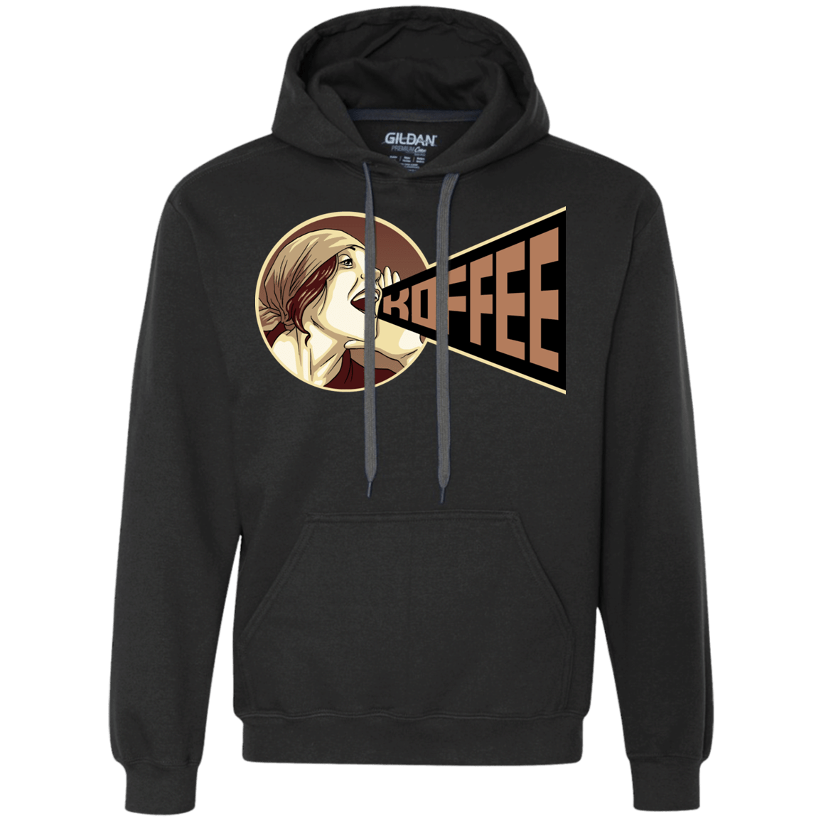 Sweatshirts Black / S Koffee Premium Fleece Hoodie