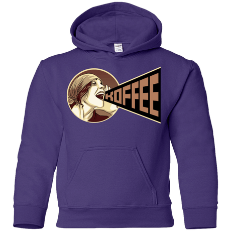 Sweatshirts Purple / YS Koffee Youth Hoodie