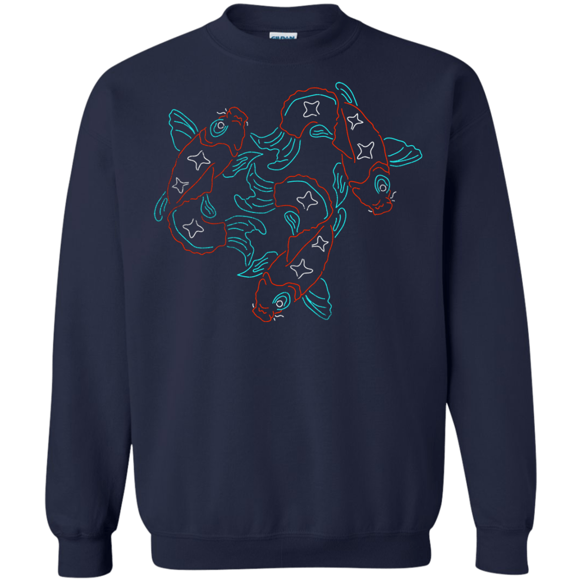 Sweatshirts Navy / S Koi Koi Crewneck Sweatshirt