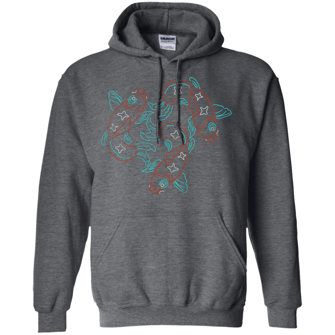 Sweatshirts Dark Heather / S Koi Koi Pullover Hoodie
