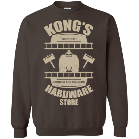 Sweatshirts Dark Chocolate / Small Kongs Hardware Store Crewneck Sweatshirt