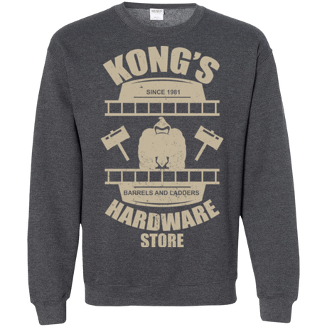 Sweatshirts Dark Heather / Small Kongs Hardware Store Crewneck Sweatshirt