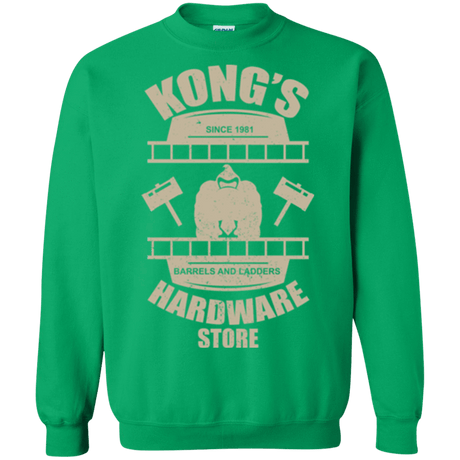 Sweatshirts Irish Green / Small Kongs Hardware Store Crewneck Sweatshirt