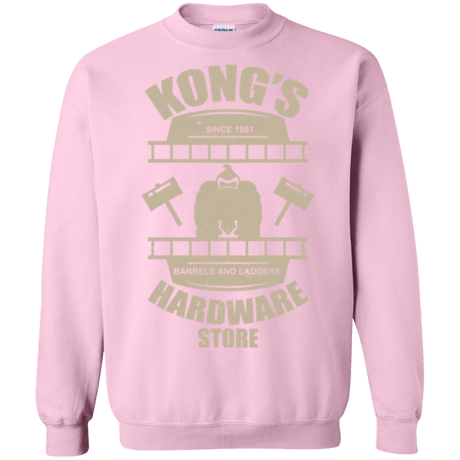Sweatshirts Light Pink / Small Kongs Hardware Store Crewneck Sweatshirt