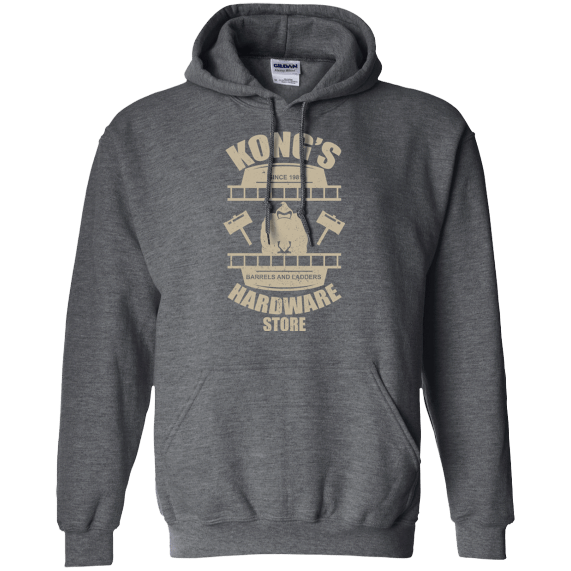 Sweatshirts Dark Heather / Small Kongs Hardware Store Pullover Hoodie