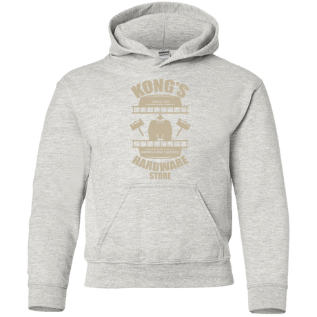 Sweatshirts Ash / YS Kongs Hardware Store Youth Hoodie