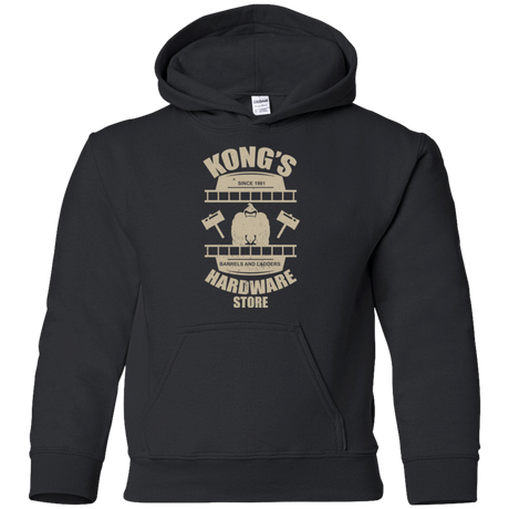 Sweatshirts Black / YS Kongs Hardware Store Youth Hoodie