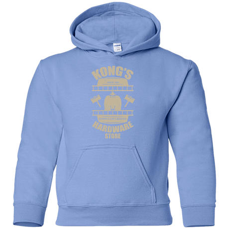 Sweatshirts Carolina Blue / YS Kongs Hardware Store Youth Hoodie