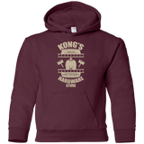 Sweatshirts Maroon / YS Kongs Hardware Store Youth Hoodie