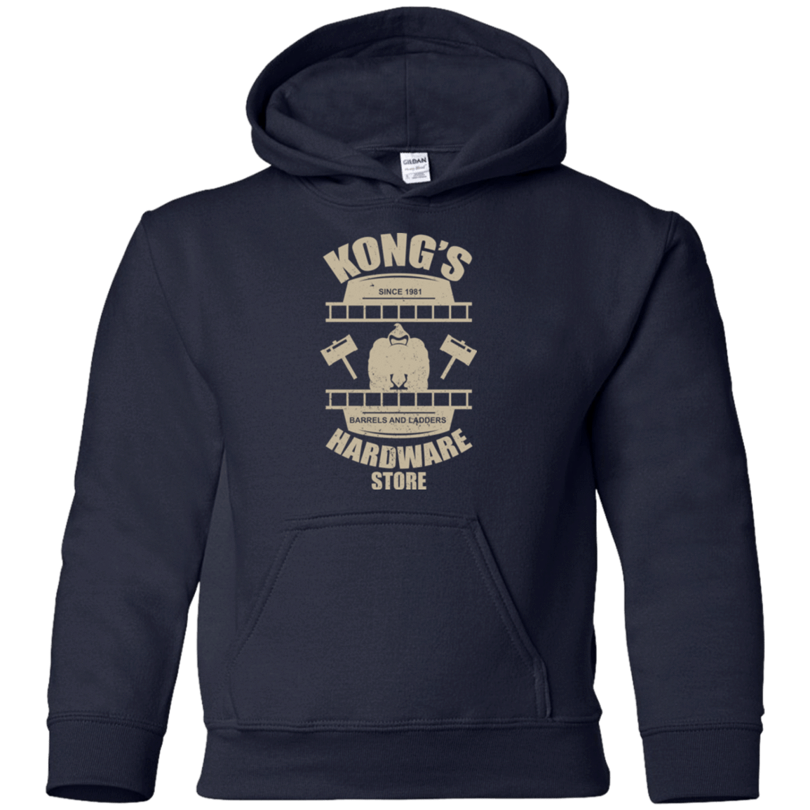 Sweatshirts Navy / YS Kongs Hardware Store Youth Hoodie