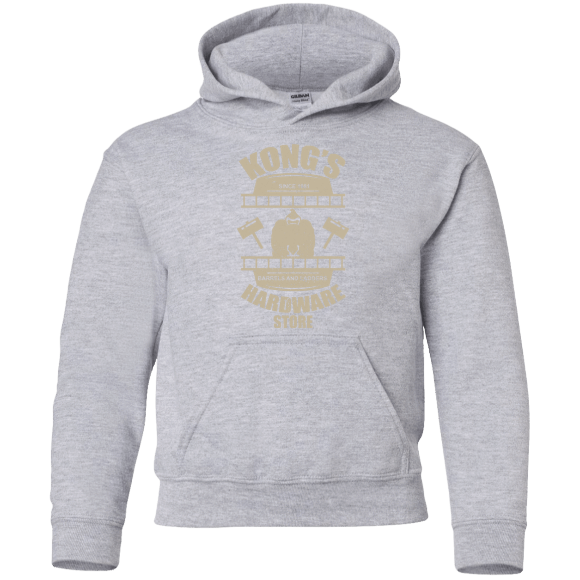 Sweatshirts Sport Grey / YS Kongs Hardware Store Youth Hoodie