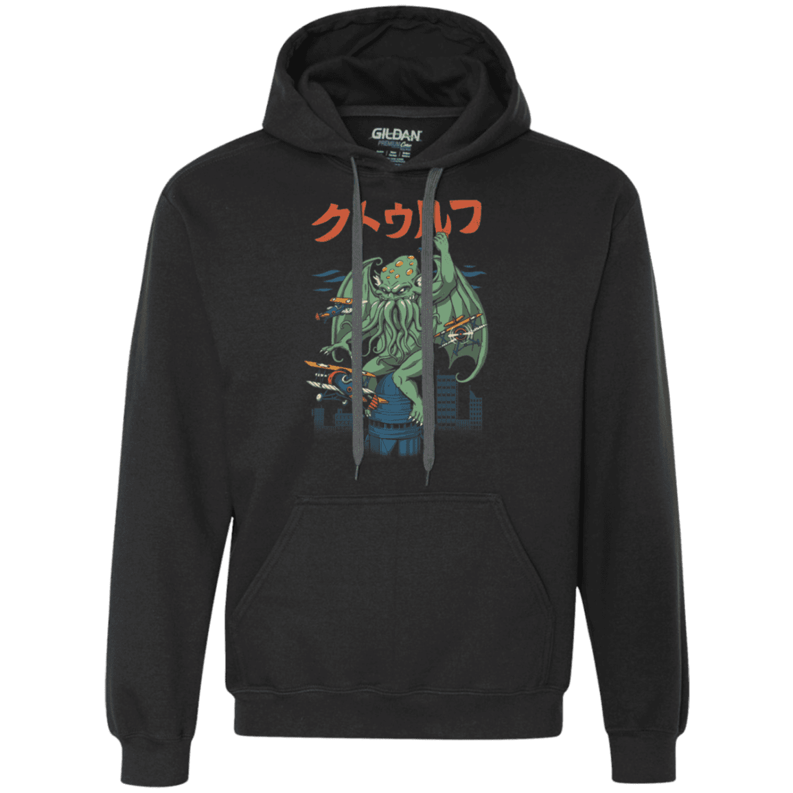 Sweatshirts Black / S Kongthulhu Premium Fleece Hoodie