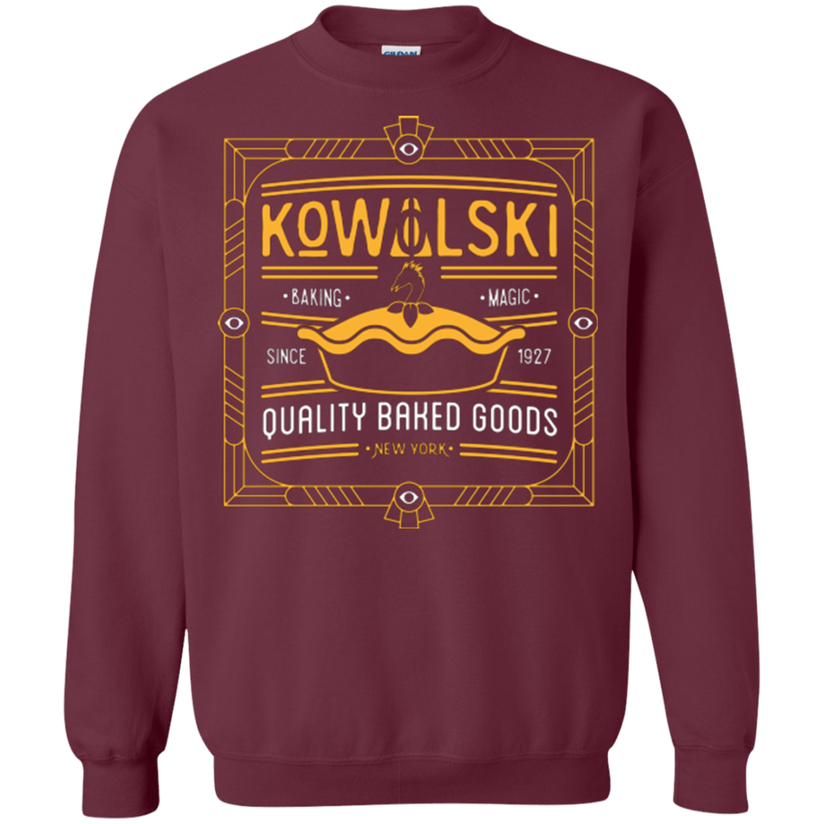 Sweatshirts Maroon / Small Kowalski Quality Baked Goods Fantastic Beasts Crewneck Sweatshirt