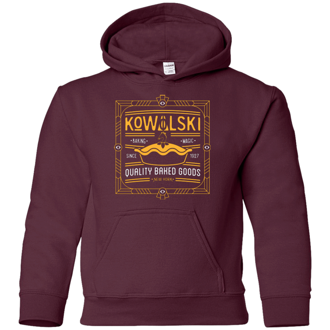 Sweatshirts Maroon / YS Kowalski Quality Baked Goods Fantastic Beasts Youth Hoodie