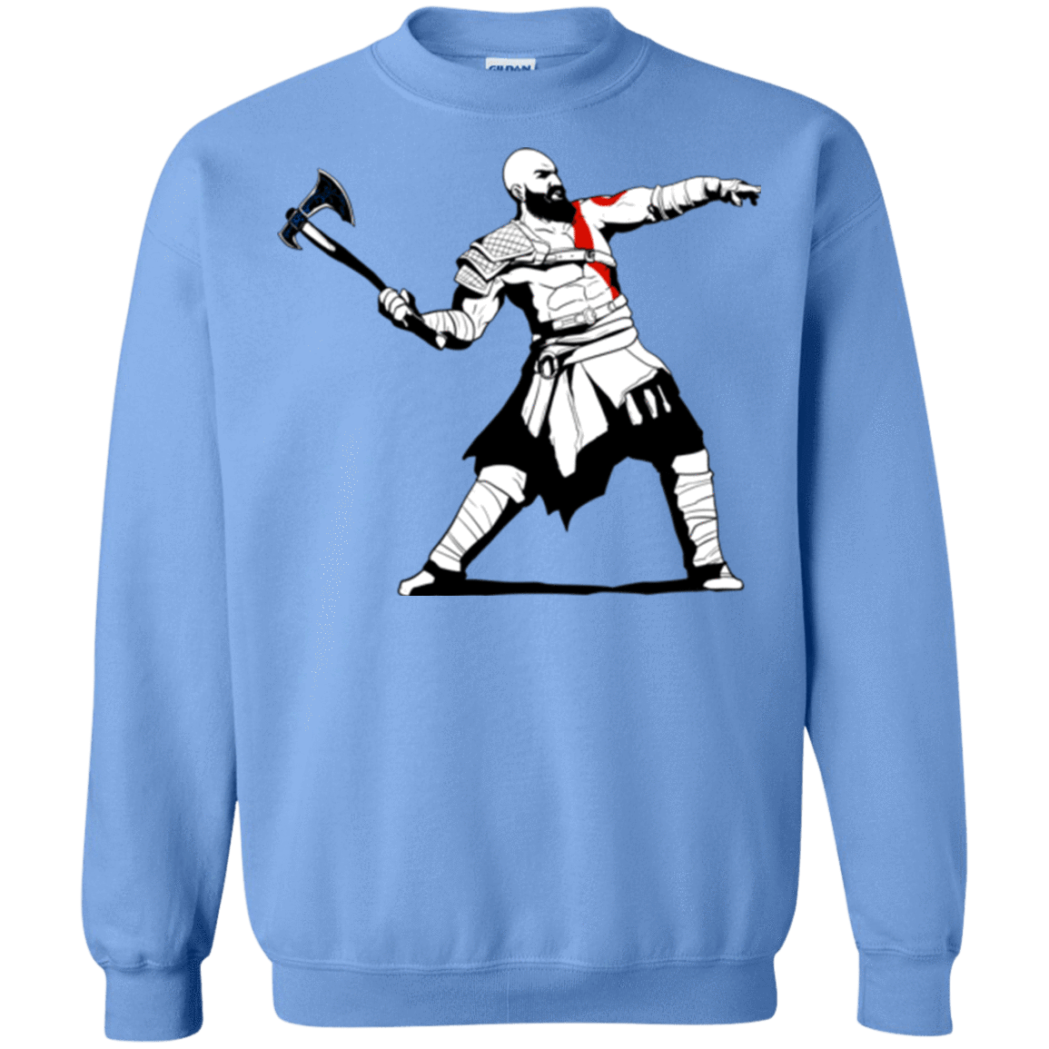 Sweatshirts Carolina Blue / S Kratos Banksy Crewneck Sweatshirt