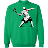 Sweatshirts Irish Green / S Kratos Banksy Crewneck Sweatshirt
