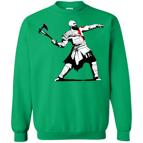 Sweatshirts Irish Green / S Kratos Banksy Crewneck Sweatshirt