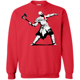 Sweatshirts Red / S Kratos Banksy Crewneck Sweatshirt
