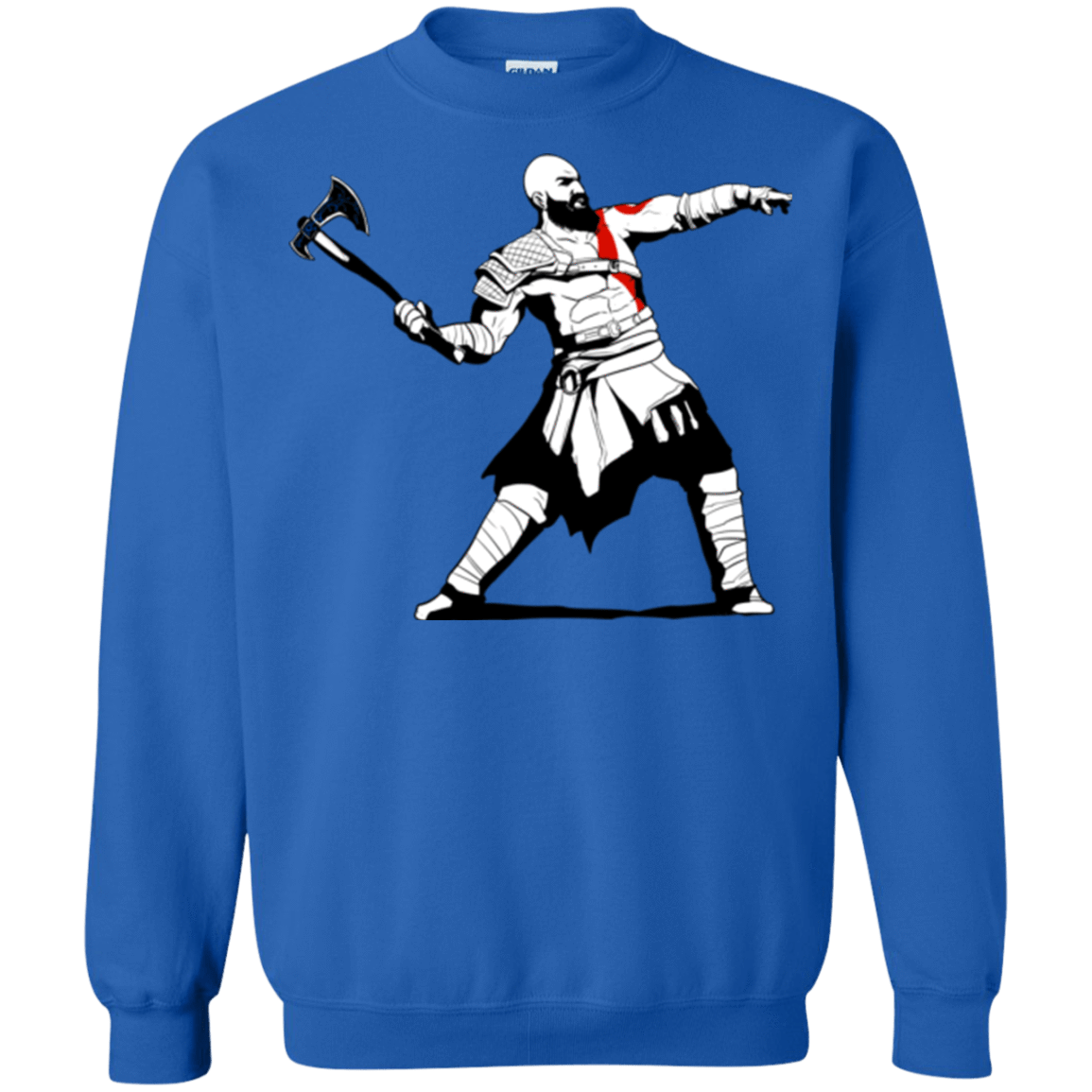 Sweatshirts Royal / S Kratos Banksy Crewneck Sweatshirt
