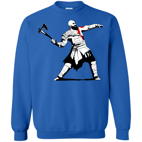 Sweatshirts Royal / S Kratos Banksy Crewneck Sweatshirt