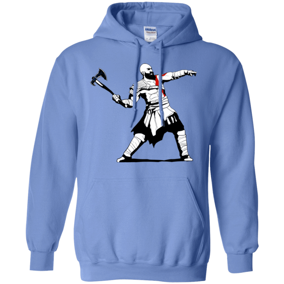 Sweatshirts Carolina Blue / S Kratos Banksy Pullover Hoodie