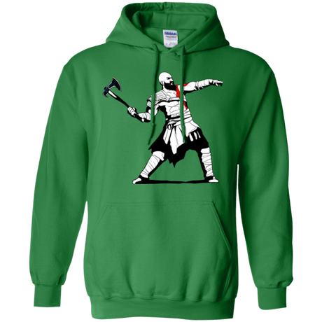 Sweatshirts Irish Green / S Kratos Banksy Pullover Hoodie