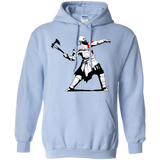 Sweatshirts Light Blue / S Kratos Banksy Pullover Hoodie