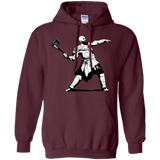 Sweatshirts Maroon / S Kratos Banksy Pullover Hoodie