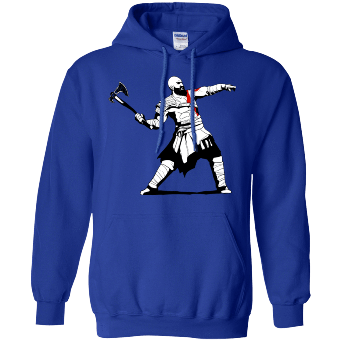Sweatshirts Royal / S Kratos Banksy Pullover Hoodie
