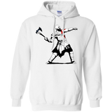 Sweatshirts White / S Kratos Banksy Pullover Hoodie