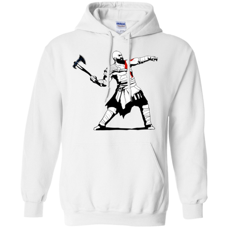 Sweatshirts White / S Kratos Banksy Pullover Hoodie