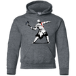 Sweatshirts Dark Heather / YS Kratos Banksy Youth Hoodie