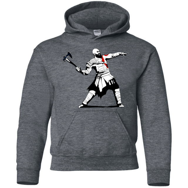 Sweatshirts Dark Heather / YS Kratos Banksy Youth Hoodie