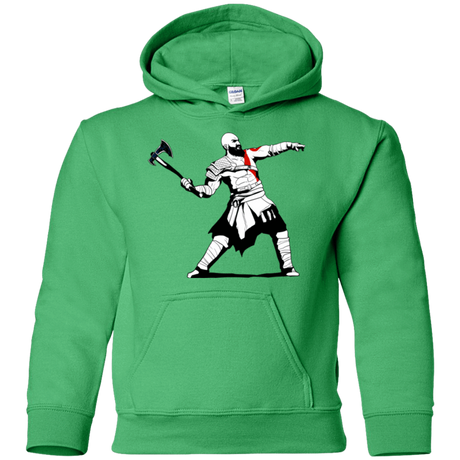 Sweatshirts Irish Green / YS Kratos Banksy Youth Hoodie