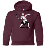 Sweatshirts Maroon / YS Kratos Banksy Youth Hoodie
